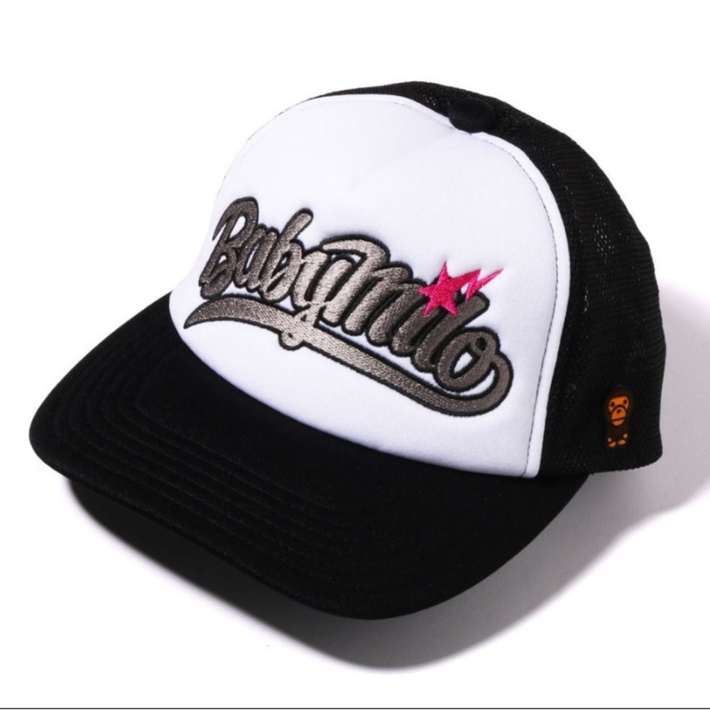 BAPE BABY MILO EMBROIDERY MESH CAP